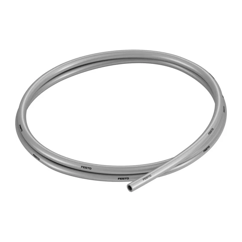Festo Compressed Air Polyurethane Pipe Silver 6 mm Outside Diameter 4 mm Inside Diameter 50 m Length 10 bar PUN-H-6X1-SI