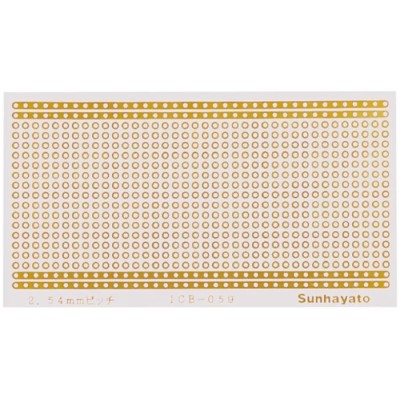 Sunhayato Universal Board Extender Board Epoxy Glass Fabric Laminate 100mm x 55mm FR4 ICB-059