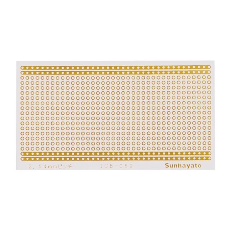 Sunhayato Universal Board Extender Board Epoxy Glass Fabric Laminate 100mm x 55mm FR4 ICB-059