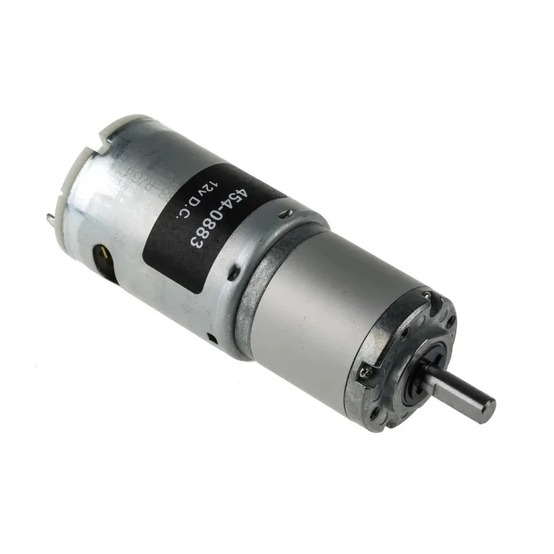 RS PRO Brushed Geared DC Geared Motor 12V DC 19.8 W 120 RPM 6 mm Shaft Diameter 98 Ncm Torque 454-0883
