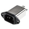 Schaffner 250V AC 3A Panel Mount IEC Filter Male Faston FN9222-3-06