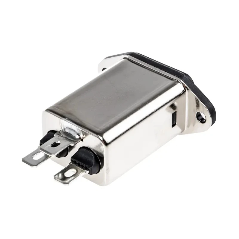 Schaffner 250V AC 3A Panel Mount IEC Filter Male Faston FN9222-3-06