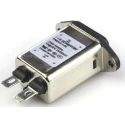 Schaffner 250V AC 1A Panel Mount IEC Filter Male with Faston Termination FN9222-1-06
