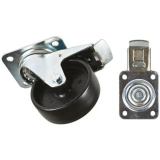 Tente Braked Swivel Castor 150 kg Capacity 100 mm Wheel Polypropylene 3477POO100P62