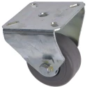 Tente Swivel Castor 55 kg Load Capacity 50 mm Rubber Wheel Steel Frame 1678UHO050P40PAF