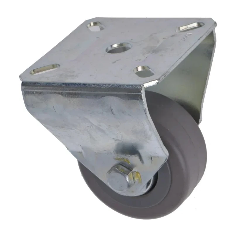 Tente Swivel Castor 55 kg Load Capacity 50 mm Rubber Wheel Steel Frame 1678UHO050P40PAF