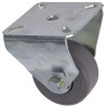 Tente Swivel Castor 55 kg Load Capacity 50 mm Rubber Wheel Steel Frame 1678UHO050P40PAF