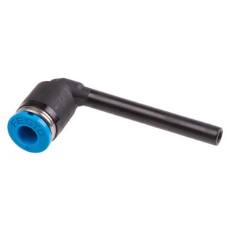 Festo Nickel Plated Brass Pneumatic Elbow Tube-to-Tube Adapter Push In 4 mm 14 bar QSL-4HL