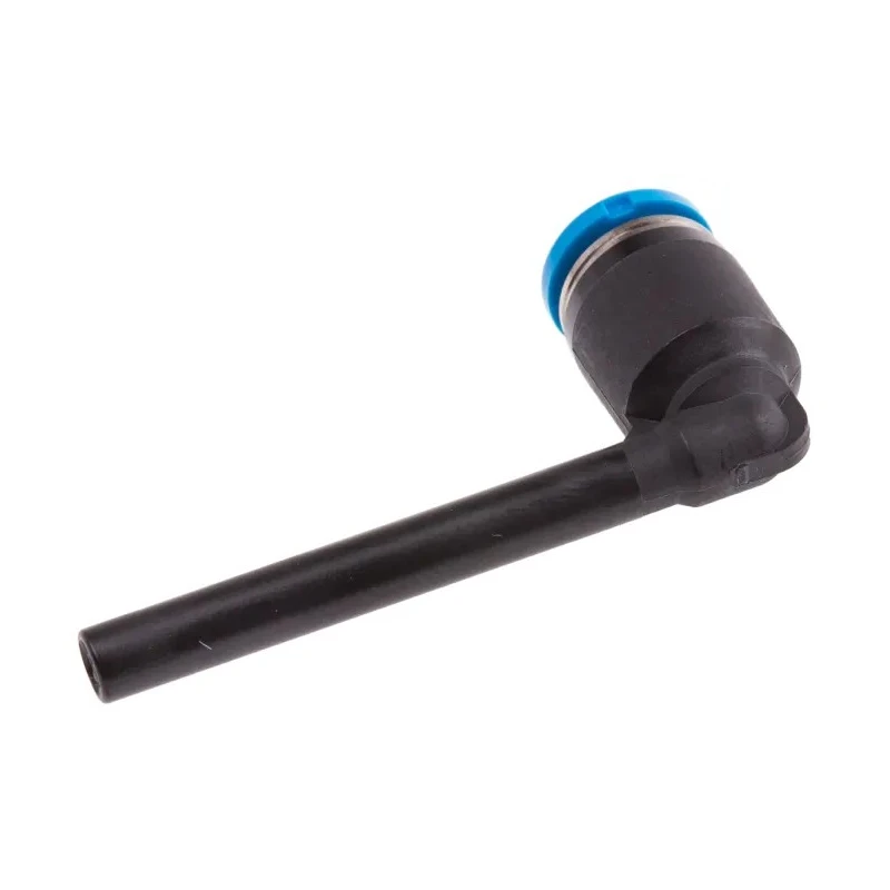 Festo Nickel Plated Brass Pneumatic Elbow Tube-to-Tube Adapter Push In 4 mm 14 bar QSL-4HL