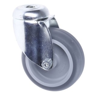 Tente Swivel Castor 75 kg Load Capacity 75 mm Polypropylene Wheel Zinc Chromated Pressed Steel Frame 2470PJO075P30-10