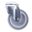 Tente Swivel Castor 75 kg Load Capacity 75 mm Polypropylene Wheel Zinc Chromated Pressed Steel Frame 2470PJO075P30-10