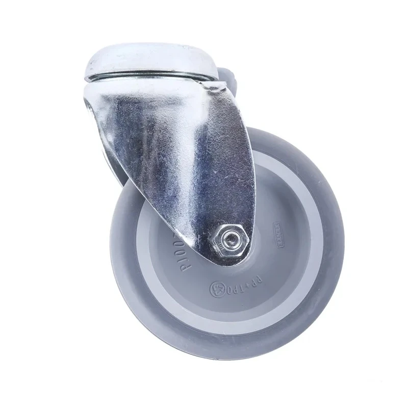 Tente Swivel Castor 75 kg Load Capacity 75 mm Polypropylene Wheel Zinc Chromated Pressed Steel Frame 2470PJO075P30-10