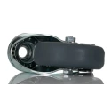 Tente Swivel Castor, 75 kg Load Capacity, 75 mm Polypropylene Wheel, Pressed Steel Frame, Zinc Chromated 2477PJO075P30-10