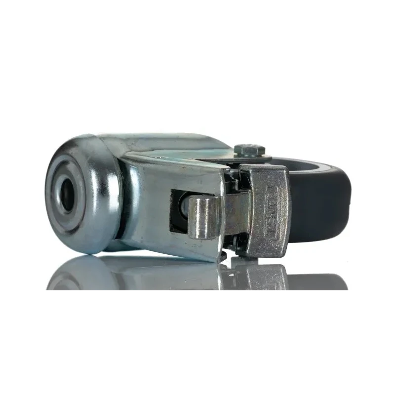 Tente Swivel Castor, 75 kg Load Capacity, 75 mm Polypropylene Wheel, Pressed Steel Frame, Zinc Chromated 2477PJO075P30-10