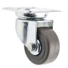 Tente Swivel Castor with Steel Frame, Rubber Wheel, 50 mm Diameter, 55 kg Load Capacity 1670UHO050P40