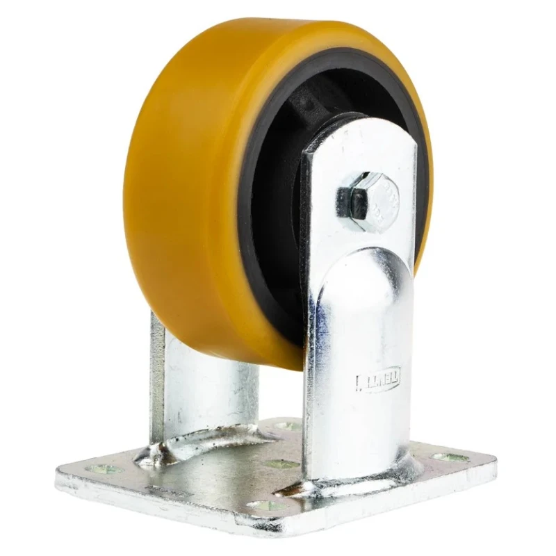 Tente Industrial Heavy Duty Swivel Castor with Polyurethane Wheel, 550 kg Load Capacity, 125 mm Wheel 9688FTP125P63