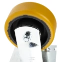 Tente Industrial Heavy Duty Swivel Castor with Polyurethane Wheel, 550 kg Load Capacity, 125 mm Wheel 9688FTP125P63