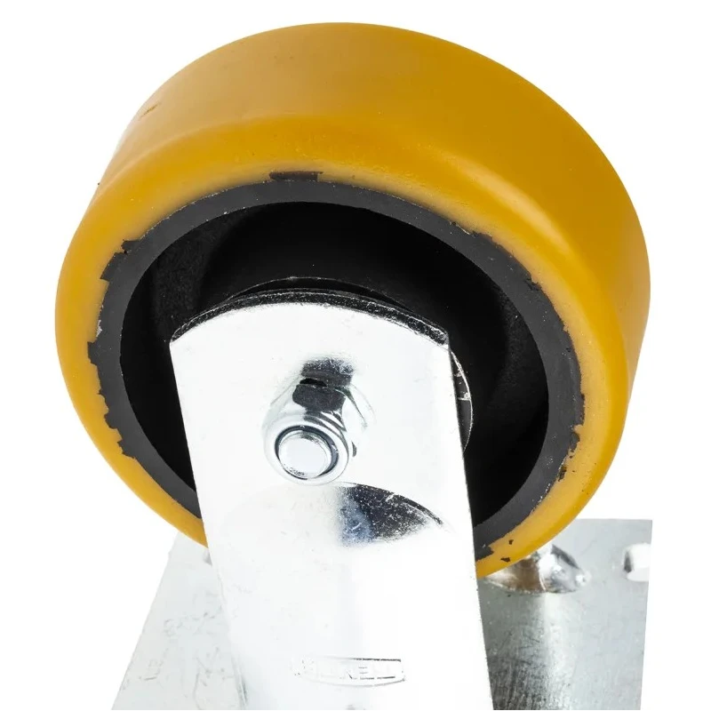 Tente Industrial Heavy Duty Swivel Castor with Polyurethane Wheel, 550 kg Load Capacity, 125 mm Wheel 9688FTP125P63