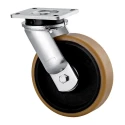 Tente Industrial Heavy Duty Swivel Castor 1000 kg Capacity 200 mm Polyurethane Wheel 9650FTP200P63