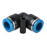 Festo QSL Series Nickel Plated Brass Elbow Tube-to-Tube Pneumatic Fitting Push In 10 mm QSL-10