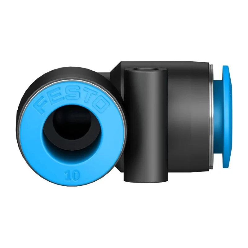 Festo QSL Series Nickel Plated Brass Elbow Tube-to-Tube Pneumatic Fitting Push In 10 mm QSL-10