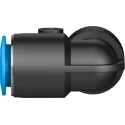 Festo QSL Series Nickel Plated Brass Elbow Tube-to-Tube Pneumatic Fitting Push In 10 mm QSL-10