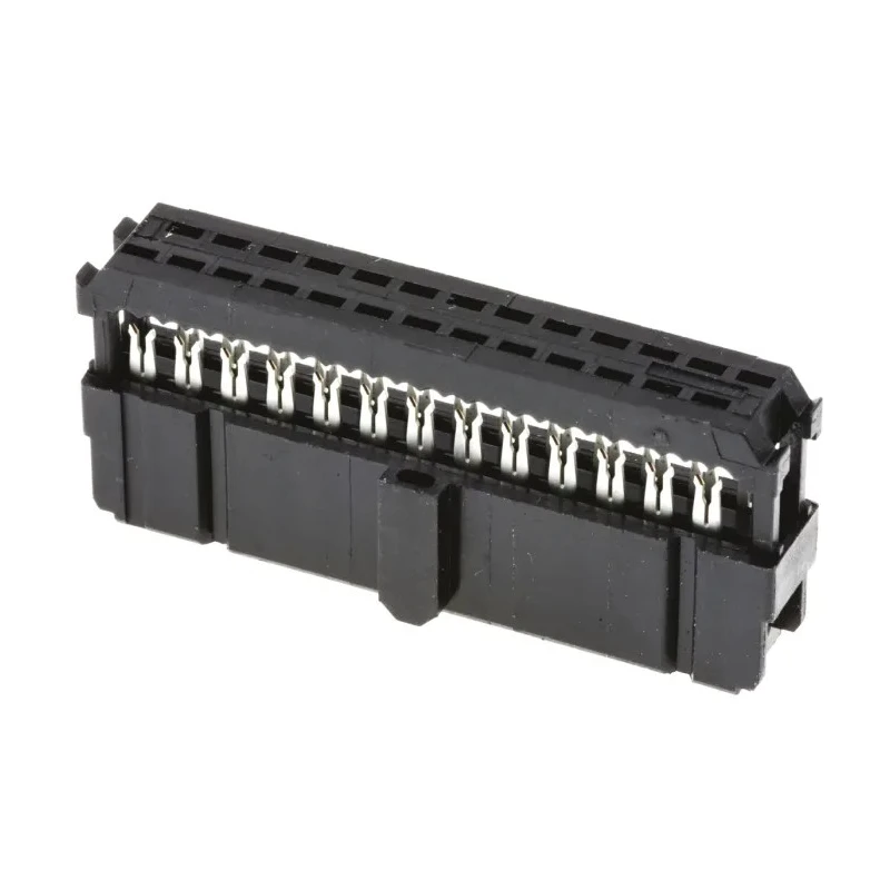TE Connectivity 26-Way Shrouded IDC Connector Female for Cable, 2 Row, 250V, 1A, AMP-LATCH Novo Series 1658621-6