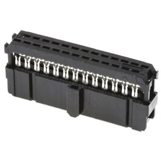 TE Connectivity 26-Way IDC Connector Female for Cable, 2 Row 1658621-6