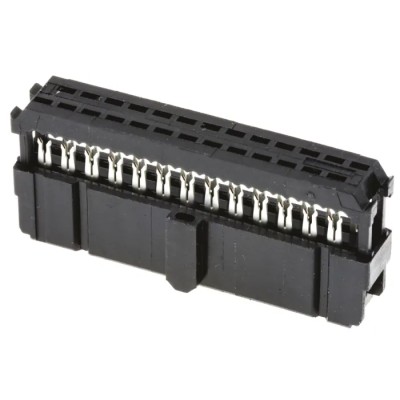 TE Connectivity 26-Way IDC Connector Female for Cable, 2 Row 1658621-6