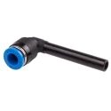 Festo Nickel Plated Brass Elbow Tube-to-Tube Push In Pneumatic Fitting 6 mm QSL-6HL