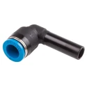 Festo Nickel Plated Brass Pneumatic Fitting Elbow Tube-to-Tube Adapter Push In 8mm 14 Bar QSL-8H