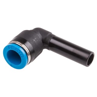 Festo Nickel Plated Brass Pneumatic Fitting Elbow Tube-to-Tube Adapter Push In 8mm 14 Bar QSL-8H