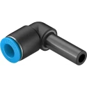 Festo Nickel Plated Brass Pneumatic Fitting Elbow Tube-to-Tube Adapter Push In 8mm 14 Bar QSL-8H