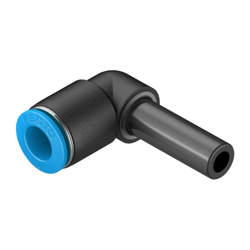 Festo Nickel Plated Brass Pneumatic Fitting Elbow Tube-to-Tube Adapter Push In 8mm 14 Bar QSL-8H