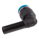 Festo Nickel Plated Brass Pneumatic Fitting Elbow Tube-to-Tube Adapter Push In 8mm 14 Bar QSL-8H
