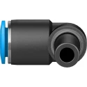 Festo Nickel Plated Brass Pneumatic Fitting Elbow Tube-to-Tube Adapter Push In 8mm 14 Bar QSL-8H