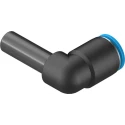 Festo Nickel Plated Brass Pneumatic Fitting Elbow Tube-to-Tube Adapter Push In 8mm 14 Bar QSL-8H