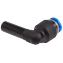 Festo Nickel Plated Brass Pneumatic Fitting Elbow Tube-to-Tube Adapter Push In 8 mm x 6 mm QSL-8H-6