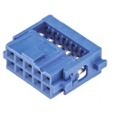 TE Connectivity 10-Way IDC Connector Female for Cable 2 Row 250V 1A AMP-LATCH 609 1658526-5