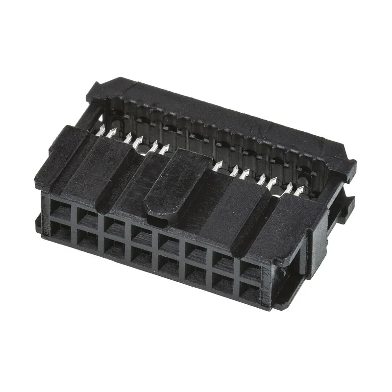 TE Connectivity 16-Way IDC Connector Female Cable Mount Right Angle 250V 1A AMP-LATCH Novo Series 1658621-3