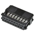TE Connectivity 16-Way IDC Connector Female Cable Mount Right Angle 250V 1A AMP-LATCH Novo Series 1658621-3