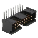 TE Connectivity AMP-LATCH Series Right Angle Through Hole PCB Header 16 Contacts 2.54 mm Pitch 2 Row Shrouded 5103310-3