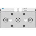 Festo Pneumatic Guided Cylinder 12mm Bore Double Acting 10 bar Max Pressure DFM-12-20-P-A-GF