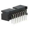 TE Connectivity AMP-LATCH Series Right Angle Through Hole PCB Header, 16 Contacts, 2.54mm Pitch, 2 Row, Shrouded 5103310-3