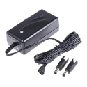 Mascot 9W 6V DC AC/DC Adapter with 2.5 x 5.5 x 12 mm and 2.1 x 5.5 x 12 mm Female Coaxial Plug with Snap Lock 2124000041