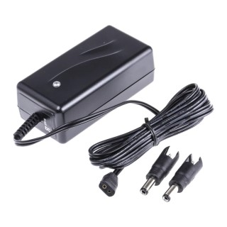 Mascot 9W 6V DC AC/DC Adapter with 2.5 x 5.5 x 12 mm and 2.1 x 5.5 x 12 mm Female Coaxial Plug with Snap Lock 2124000041