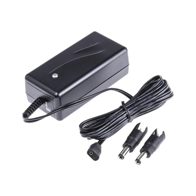 Mascot 9W 6V DC AC/DC Adapter with 2.5 x 5.5 x 12 mm and 2.1 x 5.5 x 12 mm Female Coaxial Plug with Snap Lock 2124000041