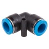 Festo Nickel Plated Brass Elbow Tube-to-Tube Pneumatic Fitting Push-In 12 mm QSL-12