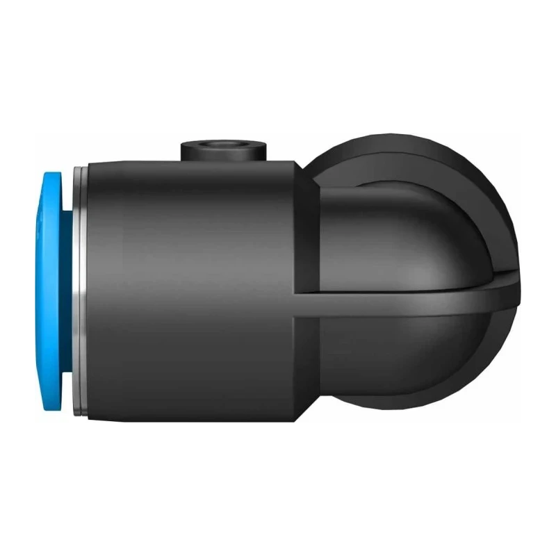 Festo Nickel Plated Brass Elbow Tube-to-Tube Pneumatic Fitting Push-In 12 mm QSL-12