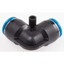 Festo Nickel Plated Brass Elbow Tube-to-Tube Pneumatic Fitting Push-In 12 mm QSL-12